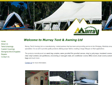 Tablet Screenshot of murraytentandawning.com